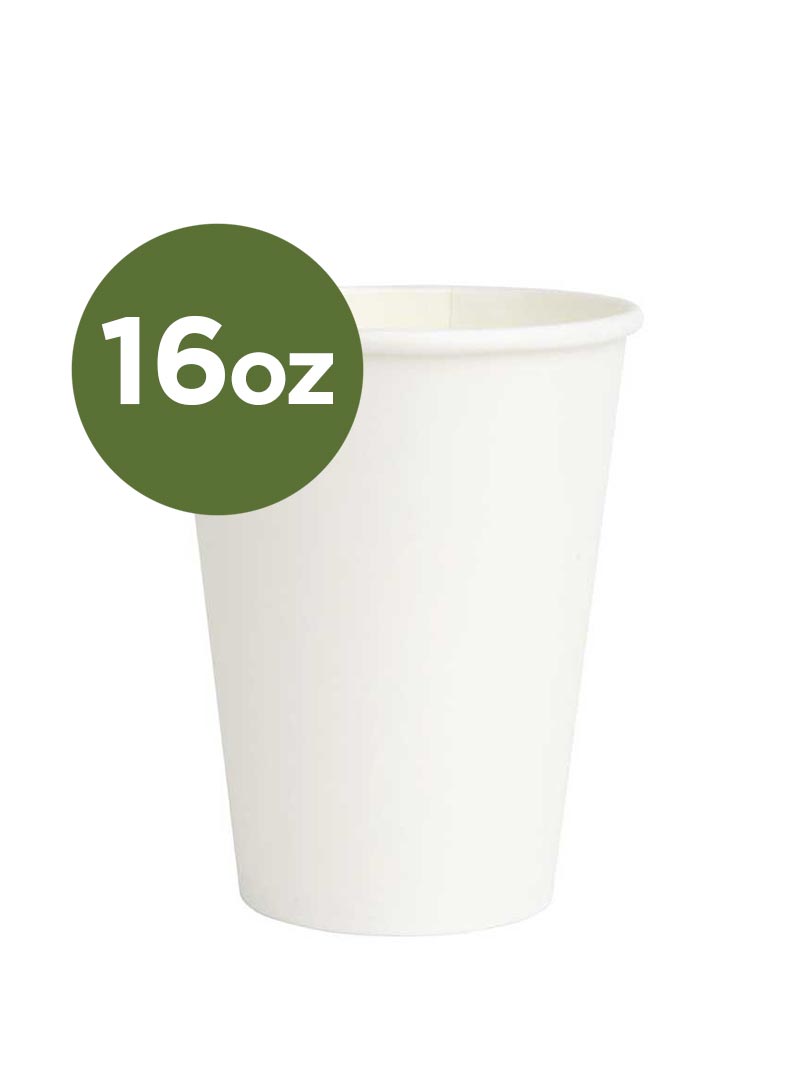 BOX OF 16oz WHITE COFFEE CUPS (1000)