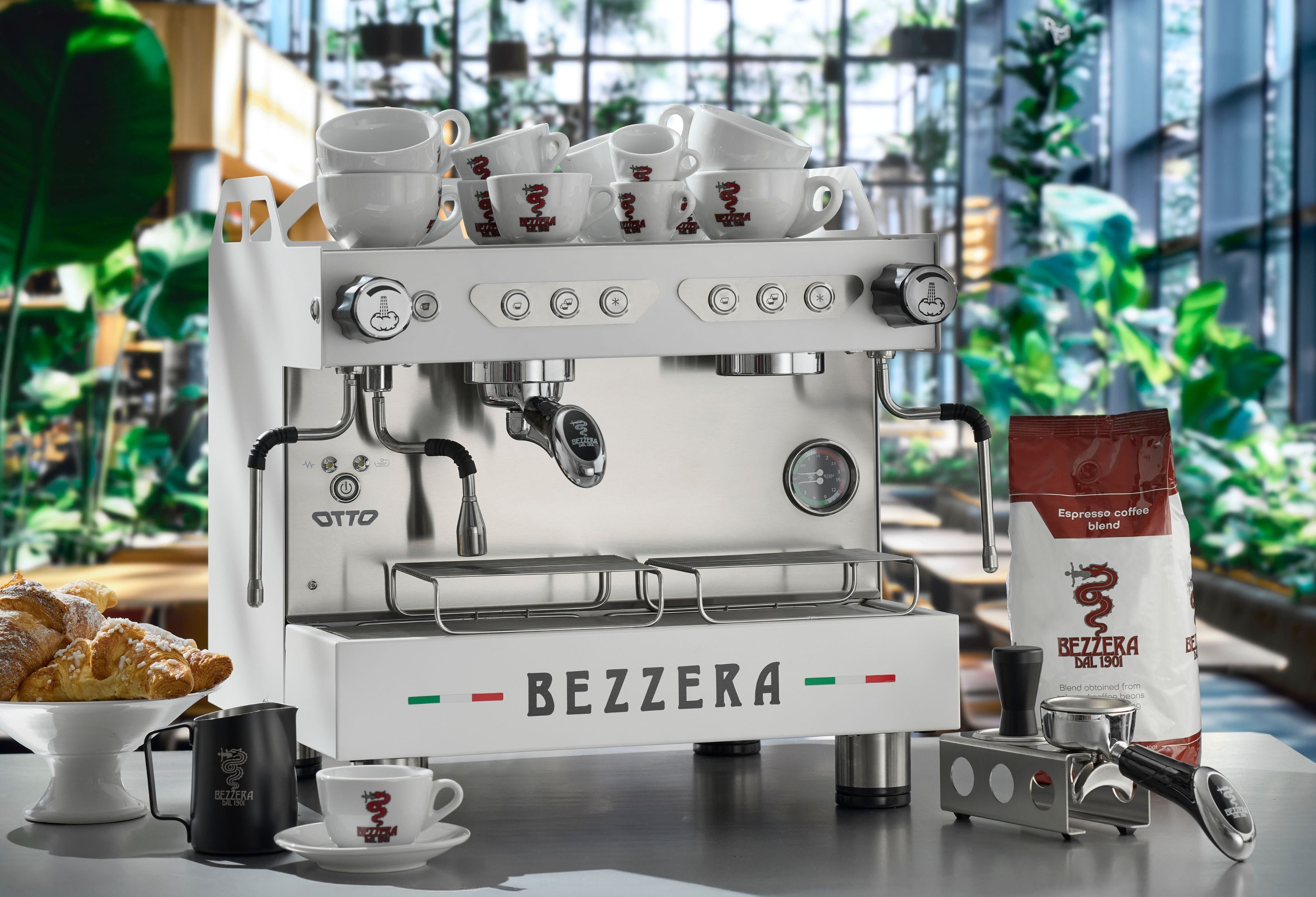King Carlos Coffee OTTO DE Auto Foamer Bezzera Otto DE Compact Espresso Machine | King Carlos