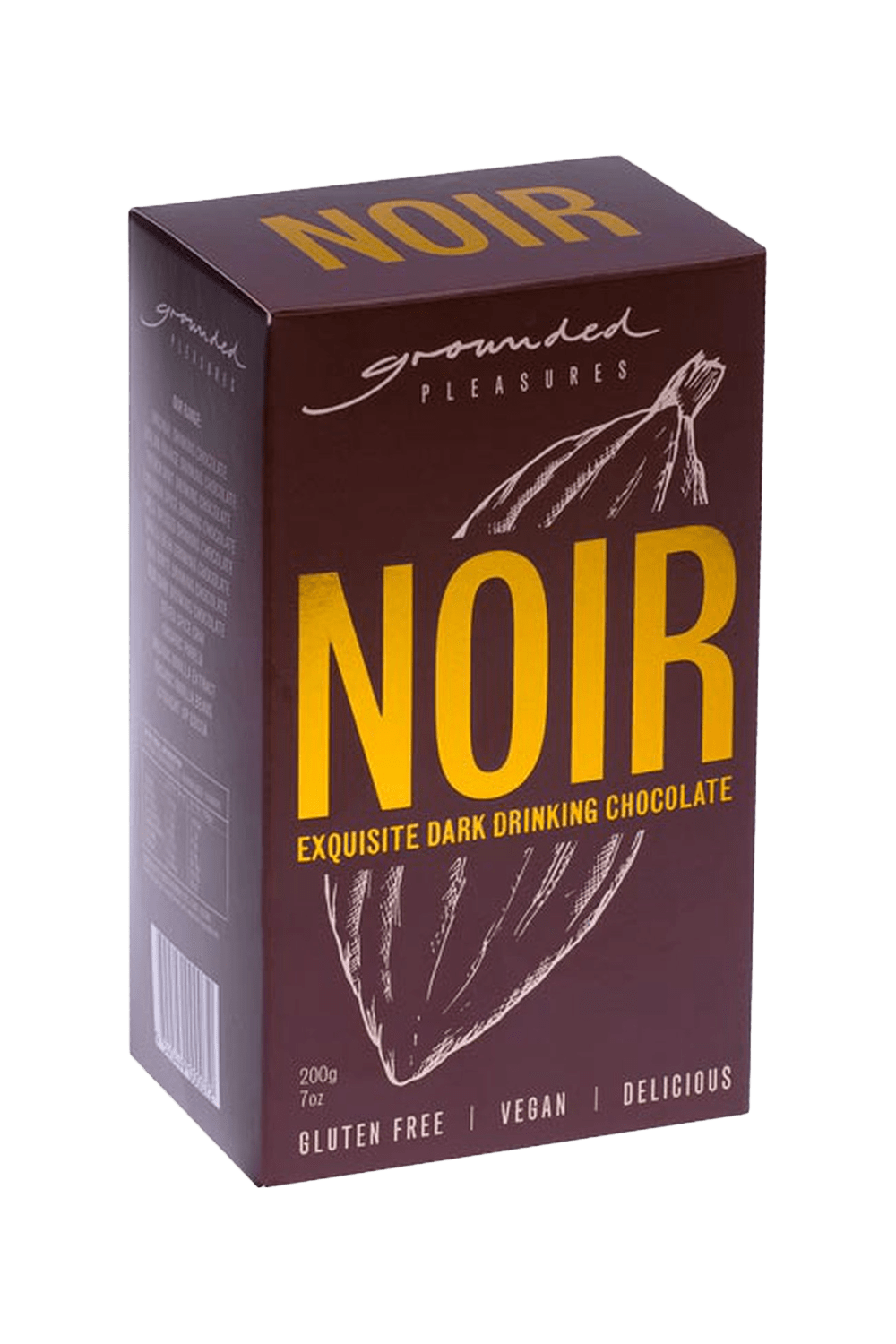 buy cafe products grounded pleasures drinking chocolate noir dark