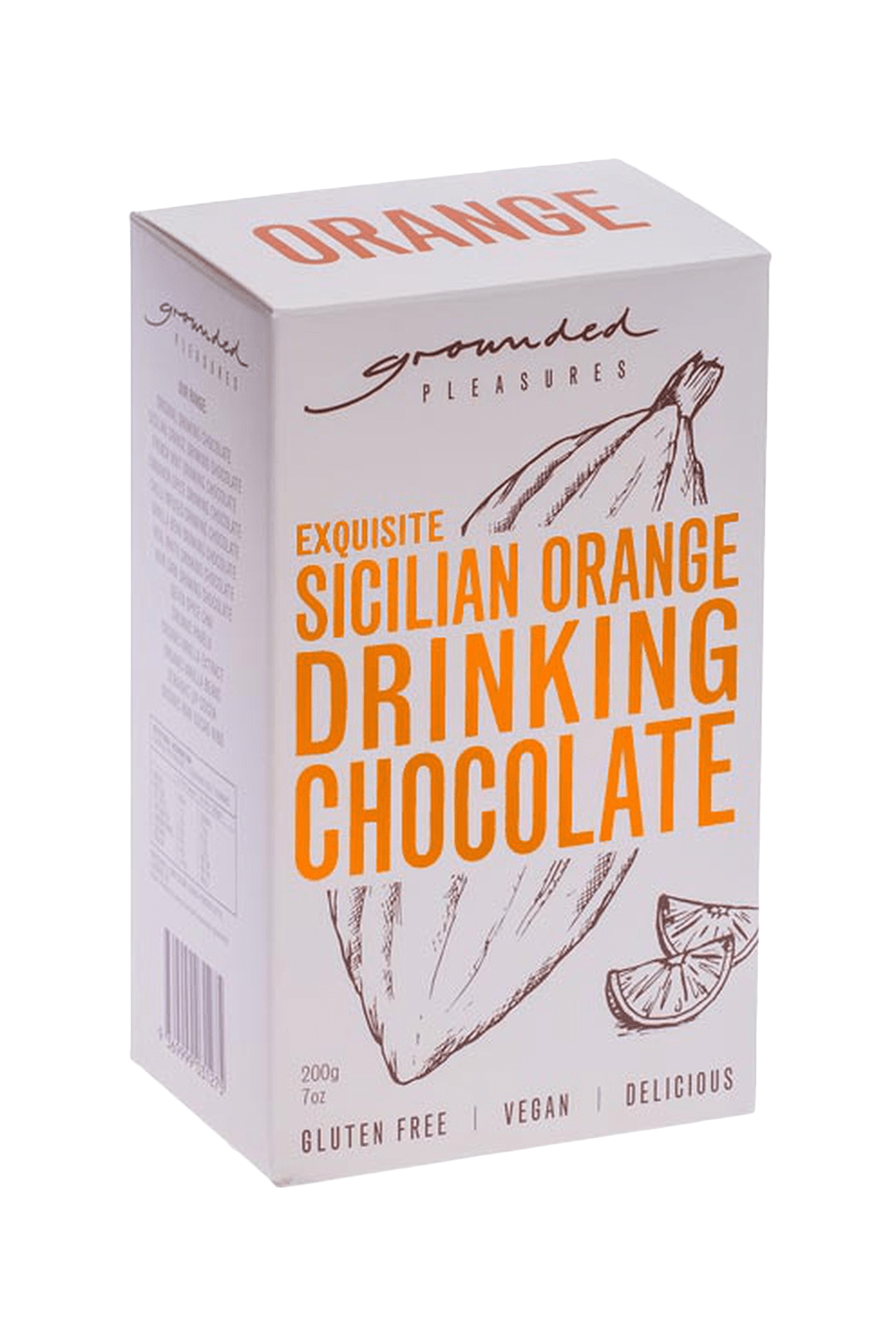 buy cafe products grounded pleasures drinking chocolate SICILIAN orange drinking chocolate
